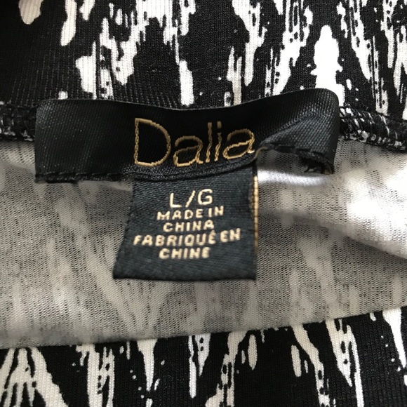 Dalia Black & White Maxi Skirt - Picture 3 of 4